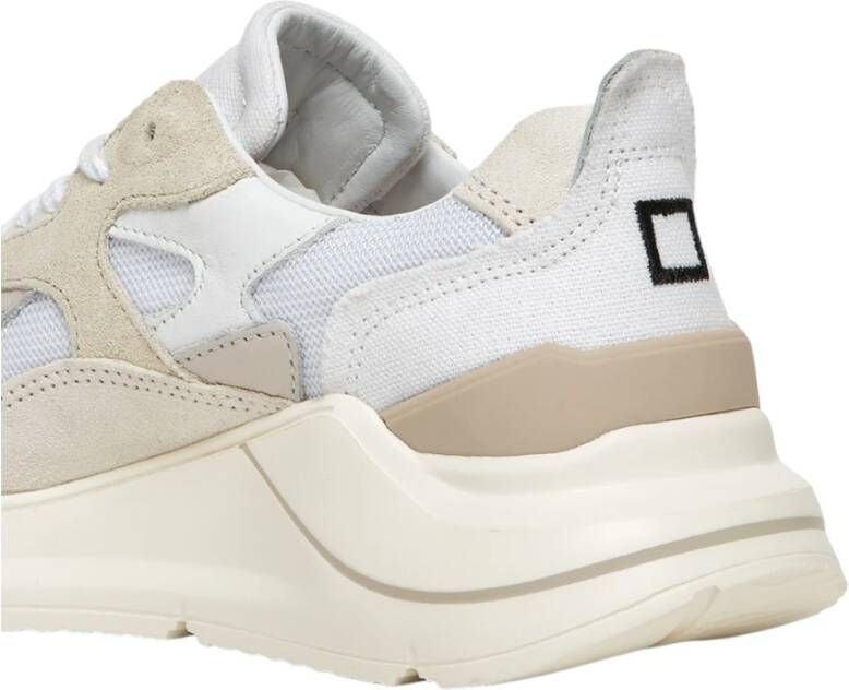 D.a.t.e. Witte Sneakers Klassiek Model Multicolor Dames