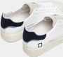 D.a.t.e. Witte Sneakers met Crèmewitte Rubberen Neus en Suède Tong White Heren - Thumbnail 24