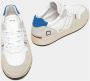 D.a.t.e. Witte Sneakers met Details van Leerachtig Suède White Heren - Thumbnail 7