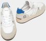 D.a.t.e. Witte Sneakers met Details van Leerachtig Suède White Heren - Thumbnail 21