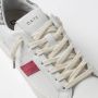 D.a.t.e. Witte Sneakers met Fuchsia Band - Thumbnail 2