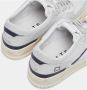 D.a.t.e. Witte Leren Platte Schoenen Geperforeerde Neus White Heren - Thumbnail 5