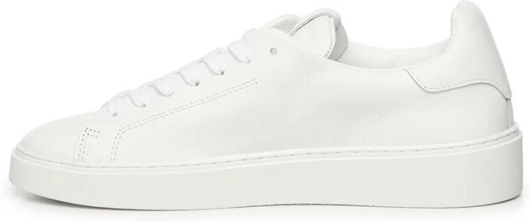 D.a.t.e. Witte Sneakers met Logodetails