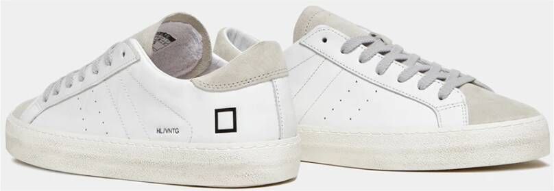 D.a.t.e. Witte Sneakers met Opdruk White Heren