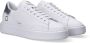 D.a.t.e. Witte-Zilver Leren Sneakers voor Vrouwen White Dames - Thumbnail 22
