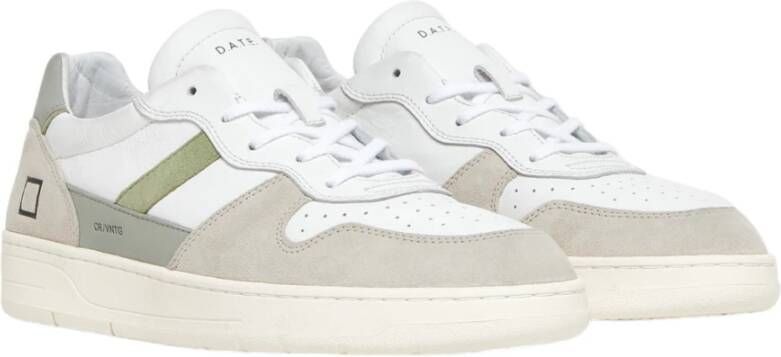 D.a.t.e. Witte Sneakers Multicolor Heren
