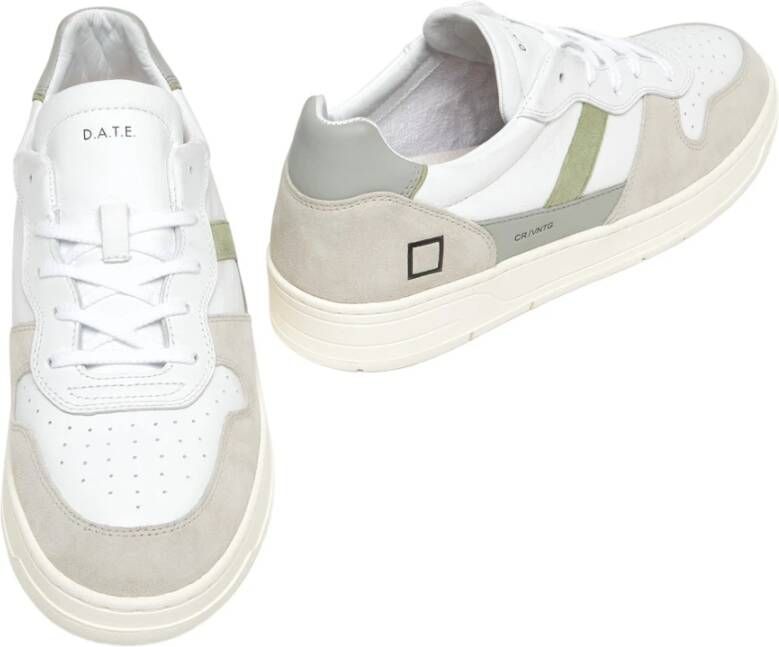 D.a.t.e. Witte Sneakers Multicolor Heren