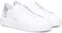 D.a.t.e. Witte-Zilver Leren Sneakers voor Vrouwen White Dames - Thumbnail 24