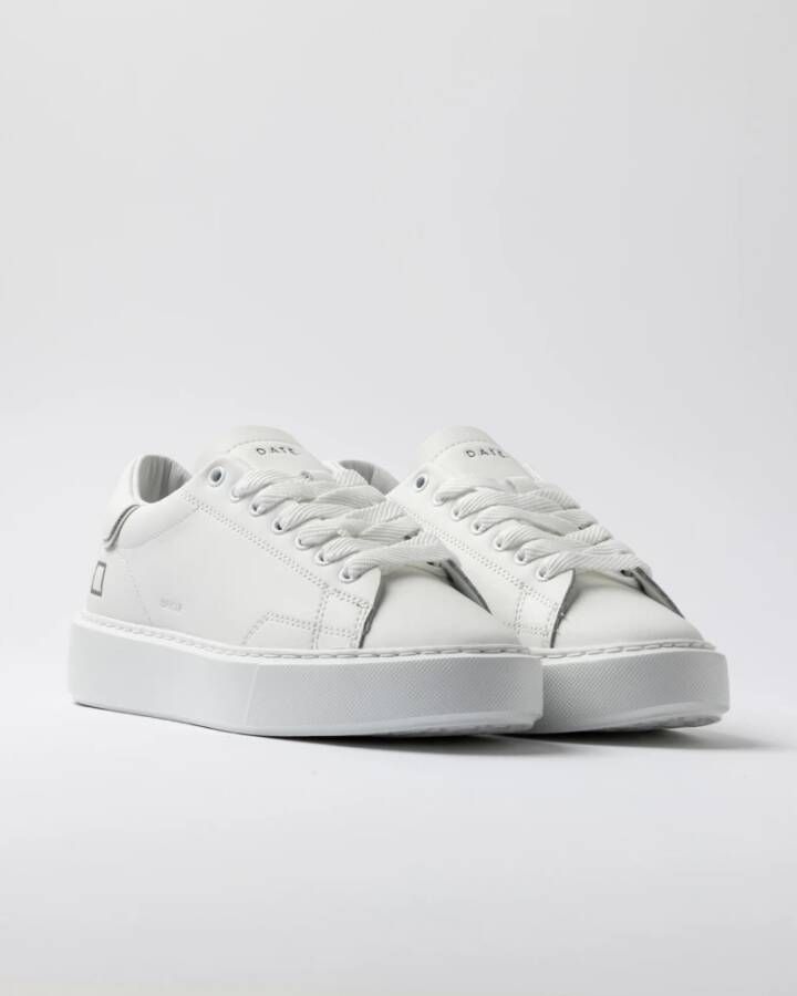 D.a.t.e. Witte Sneakers voor Sfera Stijl