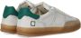 D.a.t.e. Witte Sportieve Sneaker met Groene Details White Heren - Thumbnail 4