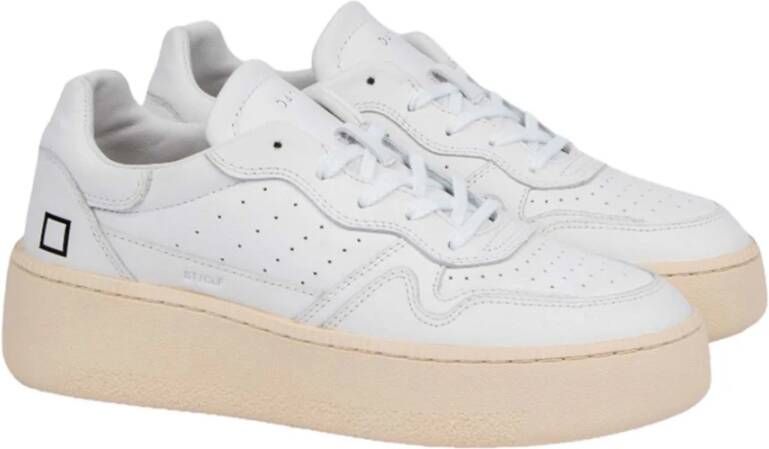 D.a.t.e. Witte Step Sneakers White Dames