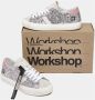 D.a.t.e. Zilver Glitter Lage Sneakers Gray Dames - Thumbnail 6