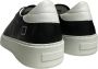D.a.t.e. Zwarte leren lage sneaker Black Heren - Thumbnail 4