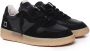 D.a.t.e. Zwarte Leren Sneakers met Logodetail Black Heren - Thumbnail 3