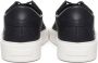 D.a.t.e. Zwarte leren lage sneakers met unieke details Black Heren - Thumbnail 3