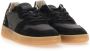 D.a.t.e. Zwarte Leren Sneakers met Logodetail Black Heren - Thumbnail 7