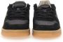 D.a.t.e. Zwarte Leren Sneakers met Logodetail Black Heren - Thumbnail 8
