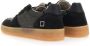 D.a.t.e. Zwarte Leren Sneakers met Logodetail Black Heren - Thumbnail 10