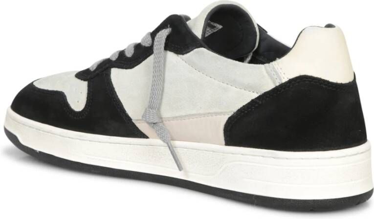 D.a.t.e. Zwarte Sneakers voor Mannen Stijlvol Black Heren