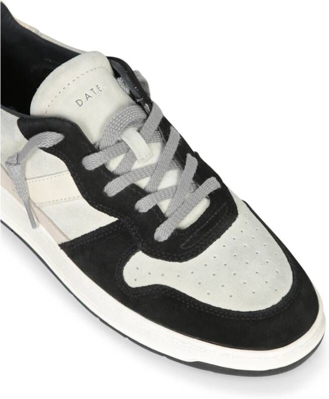 D.a.t.e. Zwarte Sneakers voor Mannen Stijlvol Black Heren