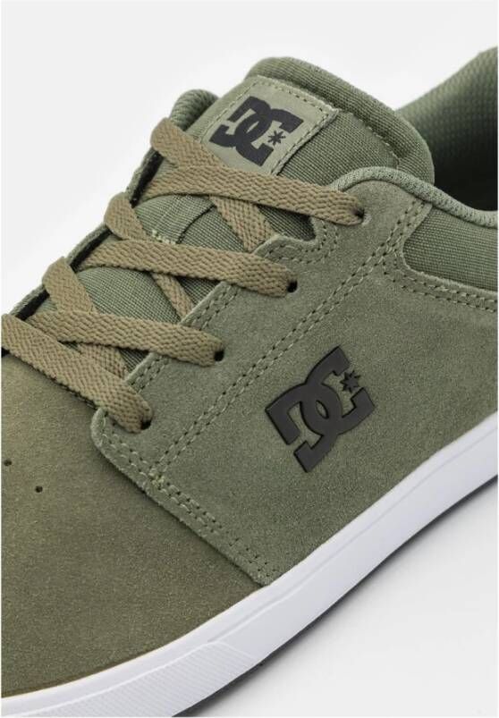 DC Shoes Crisis Leren Skateboard Sneakers Green Heren