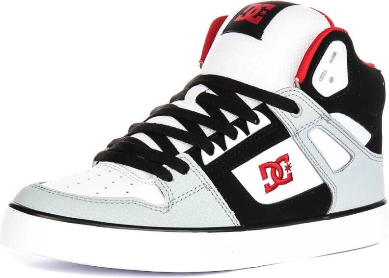 DC Shoes Winter High-Top Laarzen in Wit Zwart Rood
