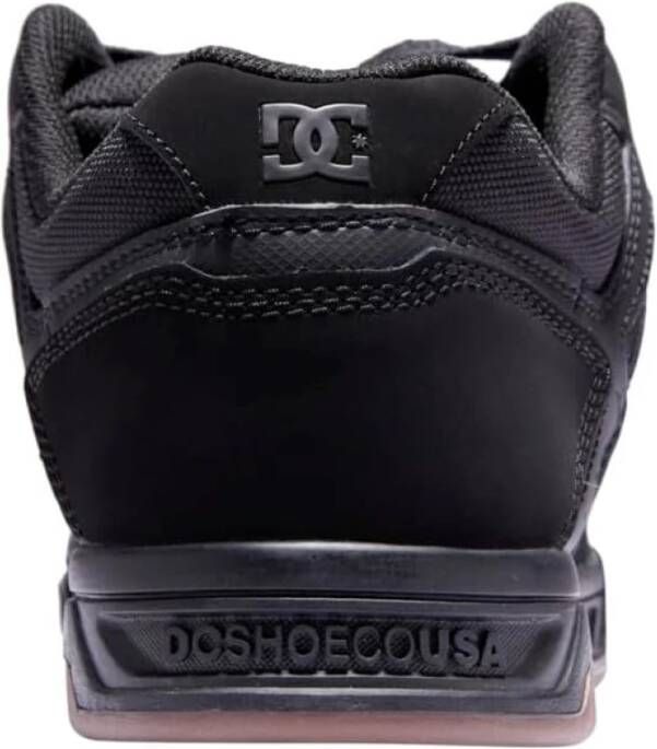 DC Shoes Zwarte Sneakers Urban Stijl Pill Patroon