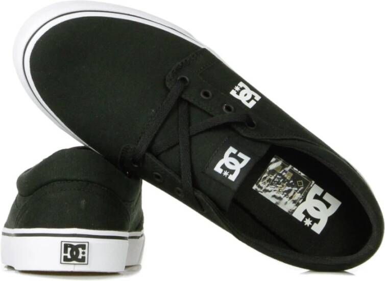 DC Shoes Zwart Witte Skate Schoenen voor Mannen