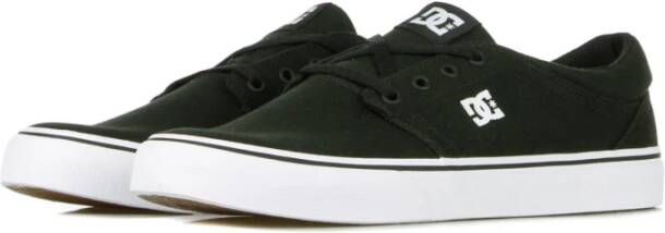 DC Shoes Zwart Witte Skate Schoenen voor Mannen Black Heren
