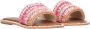 De Siena Oranje Roze Resort Slipper Sandalen Multicolor Dames - Thumbnail 2