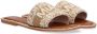 De Siena Marmi Leren Sandalen Brown Dames - Thumbnail 2