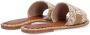 De Siena Marmi Leren Sandalen Brown Dames - Thumbnail 3