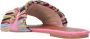 De Siena Raffia Leren Sandalen met Franjes Multicolor Dames - Thumbnail 10