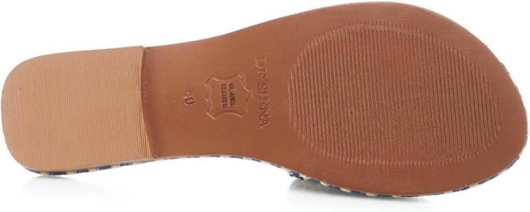 De Siena Sandals Blauw Dames