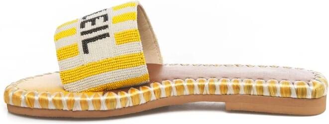 De Siena Sandals Yellow Dames