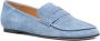 Dear Frances Cerulean Blue Leren Penny Slot Schoenen Blue Dames - Thumbnail 4