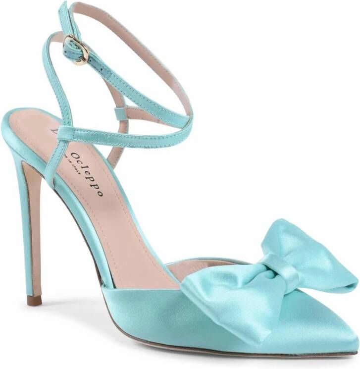 Dee Ocleppo Aqua Slingback Stiletto Pump Blue Dames