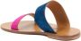 Dee Ocleppo BlauwRoze Dubbele Strap Slide Sandalen Multicolor Dames - Thumbnail 3