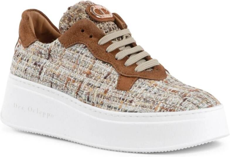 Dee Ocleppo Boucle Hoge Zool Sneaker Brown Dames