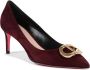 Dee Ocleppo Italiaanse suède pumps met puntige neus Red Dames - Thumbnail 8