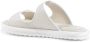 Dee Ocleppo Dubbele Band Leren Sandaal Beige Dames - Thumbnail 4
