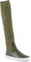 Dee Ocleppo Elastische Kniehoge Sneakerlaars Green Dames - Thumbnail 3