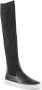 Dee Ocleppo Elastische Leren Hoge Top Sneaker Laars Black Dames - Thumbnail 3