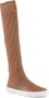 Dee Ocleppo Elastische Leren Sneakerlaars Brown Dames - Thumbnail 3