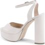 Dee Ocleppo Elegante Plateau Sandalen met Dunne Enkelband White Dames - Thumbnail 6