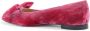 Dee Ocleppo Ballerina's Fluwelen Strik Ballerina Flats Roze Fluwelen Stijl - Thumbnail 5