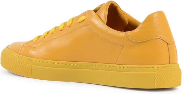 Dee Ocleppo Gele Leren Sneaker Yellow Dames
