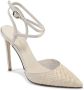 Dee Ocleppo Sandalen Geweven Leren Pumps Enkelbandje Stijl - Thumbnail 3
