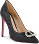 Dee Ocleppo Sneakers Glitter DOrsay Pumps Zwart - Thumbnail 4