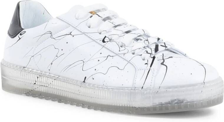 Dee Ocleppo Handgeschilderde Spettersneakers White Dames